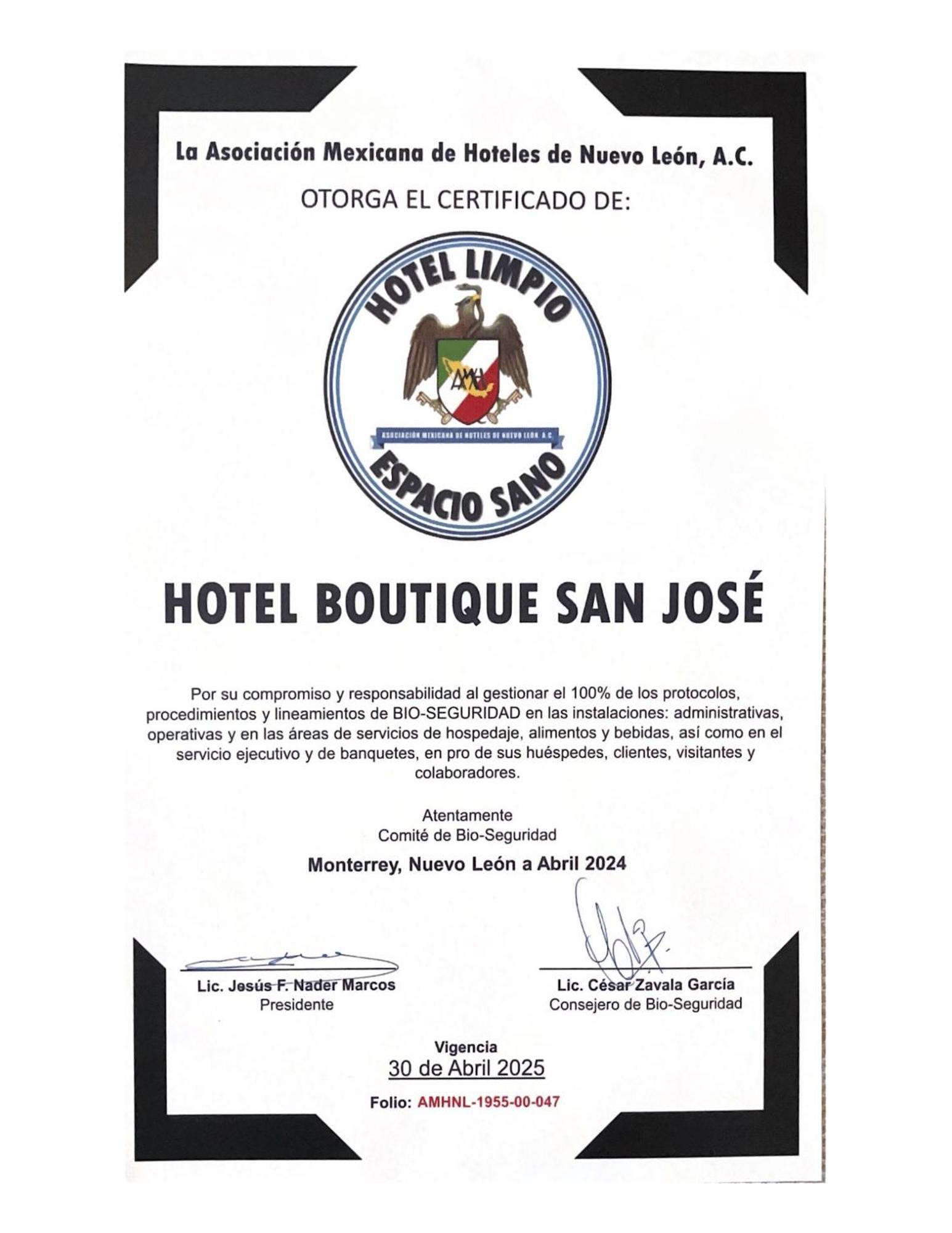 San Jose Suites Boutique Linares Eksteriør bilde